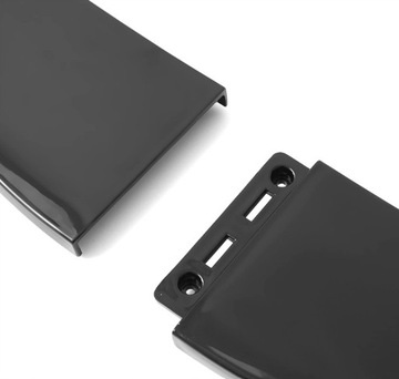 УНИВЕРСАЛЬНЫЙ РАЗДЕЛИТЕЛЬ СПОЙЛЕР ПЕРЕДНЕГО БАМПЕРА, ЧЕРНЫЙ ГЛЯНЦЕВЫЙ