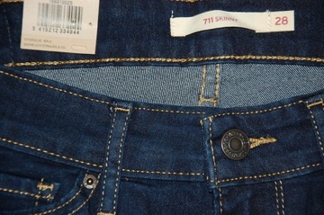 LEVIS 711 28/32 SKINNY 0025 pas 76 cm