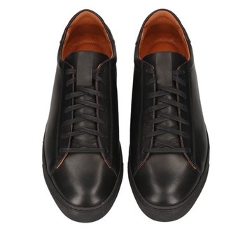 Czarne buty podwyższające Xavier +6 cm 40