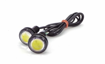 ŚWIATŁA DRL LED 24V dzienne 2szt 22mm średnicy