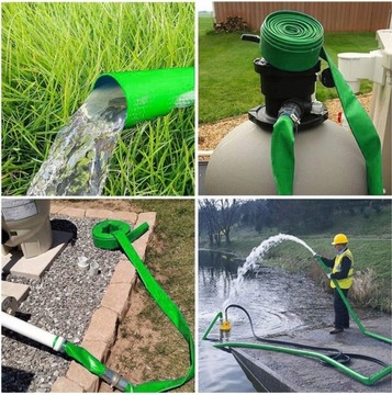 WĄŻ DO WODY GUMOWY DO POMPY STRAŻACKI 2 CALE 50m