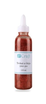 Brokat w kleju 120 ml red