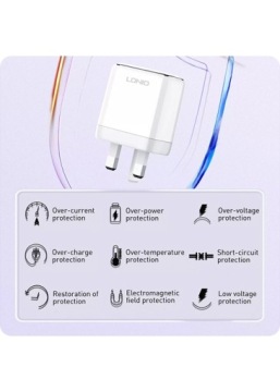 Зарядное устройство 2x USB-C 35 Вт USB-C Кабель USB-C