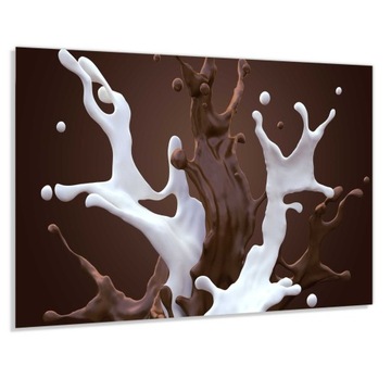 Panel szklany hartowany 60x40 Mleko czekoladowe