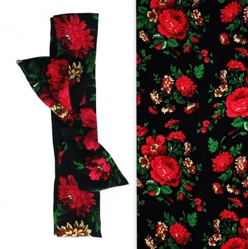 Wstążka opaska pin up folk strój ludowy