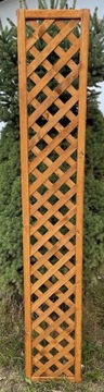 płot ażurowy kratka w ramie 180x30cm ruda