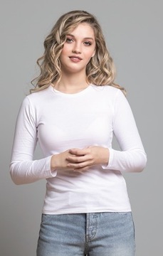 Koszulka damska długi rękaw t-shirt damski M