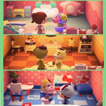 Игровая карта для мини-карты Animal Crossing Sanrio