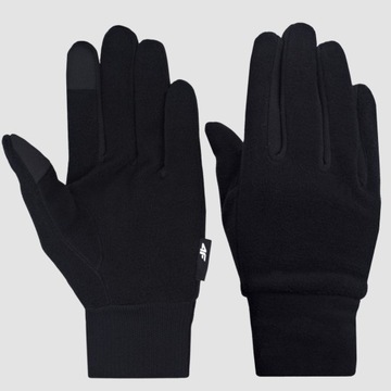Rękawiczki Zimowe Polarowe 4F Dotykowe Sportowe XS