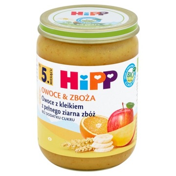 HIPP Owoce z kleikiem z pełnego ziarnaO&Z BIO