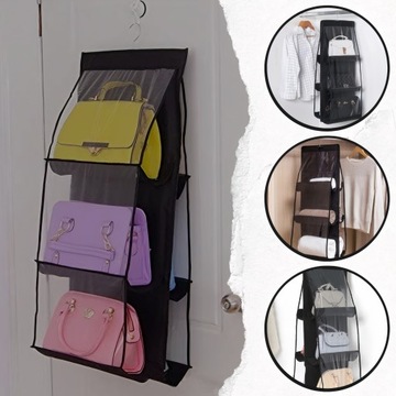 ПОДВЕСНОЙ ОРГАНАЙЗЕР ДЛЯ СУМОК В ГАРДЕРОБЕ