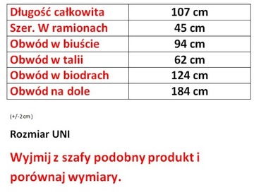 Suknia Sukienka Damska PRODUKT WŁOSKI (rozm.36)