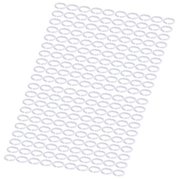 200 шт., пластиковые пряжки с куриным клювом из полипропилена