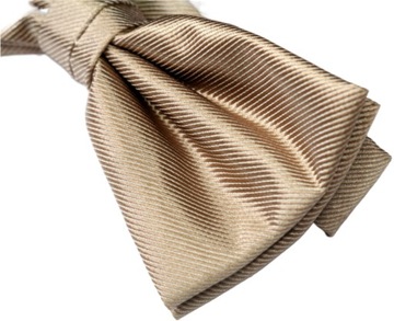 Галстук-бабочка матового перламутрового бежевого цвета, 300 узоров