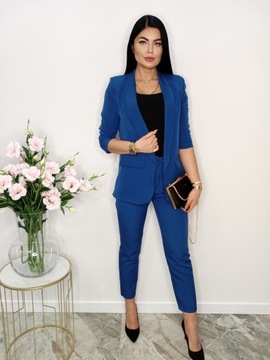 Женский костюм набор куртки брюки Cornflower Color