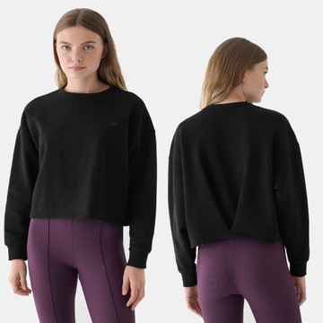 BLUZA DAMSKA M 4F NIEROZPINANA BEZ KAPTURA TSWSF1305 AW24