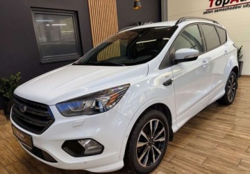 Ford Kuga II SUV Facelifting 2.0 TDCi 150KM 2017 Ford Kuga ST-lineZAREJESTROWANY navi SKORAALCANTARA gwarancjabezwypadkowa, zdjęcie 11