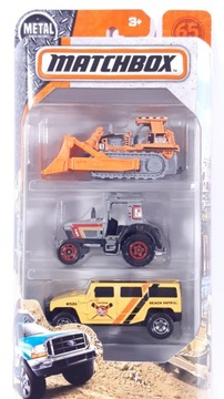 MatchBox Maszyny i Pojazdy 1:64 trzypak