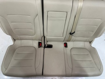 СИДЕНЬЯ TOUAREG 7P, БЕЖЕВАЯ КОЖА, КОМПЛЕКТ BDB!