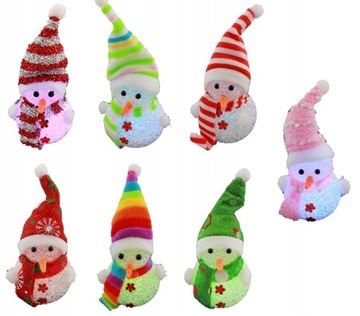 СВЕТЯЩИЙСЯ СНЕГОВИК СНЕГОВИК СВЕТОДИОДНАЯ ФИГУРКА ЛАМПА