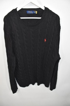 Polo Ralph Lauren sweter męski XL bawełna warkocz knit