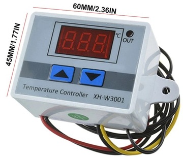 РЕГУЛЯТОР ТЕМПЕРАТУРЫ ТЕРМОСТАТ КОНТРОЛЛЕР 230В