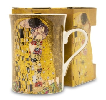 KUBEK GUSTAW KLIMT POCAŁUNEK 250 ML PORCELANOWY