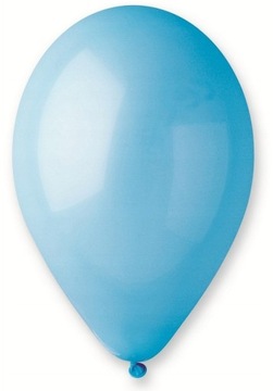 BALONY błękitne niebieskie 100 szt ROCZEK Urodziny