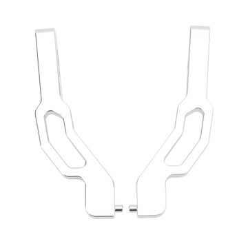 Держатель для установки ручного щитка на алюминиевый снегоход.