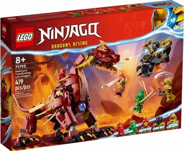 LEGO 71793 Ninjago Lawowy smok zmieniający się w f