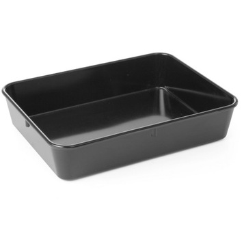 Tacka Na Mięso Z Czarnej Melaminy 280x210x60mm