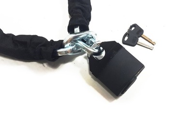 BLOKADA PRZECIWKRADZIEŻOWA ŁAŃCUCH/KŁÓDKA 1M OXF-017 10CM*10CM*1M OX