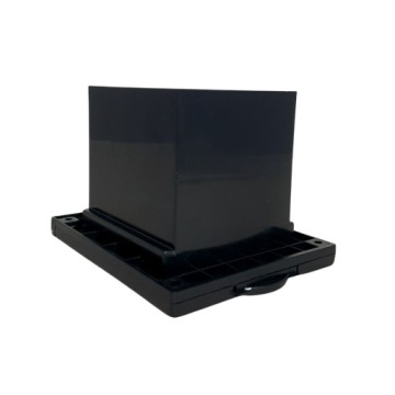 Внешняя розетка для воды с душем и заслонкой для прицепа-домика, черная