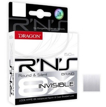 Plecionka DRAGON R'N'S 8X INVISIBLE 0,14mm/150m