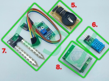 Набор из 16 сенсорных модулей для Raspberry Arduino DHT11 HC-SR04 DS1302 SR501