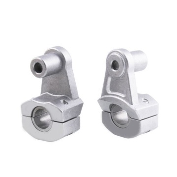 DIRECTOR RISER MOUNTS 22/28mm silver 2pcs