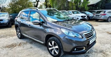 Peugeot 2008 I SUV 1.6 VTi 120KM 2014 Peugeot 2008 BENZYNA PANORAMA grzane fotele niski przebieg OKAZJA, zdjęcie 5