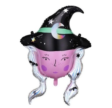 Balon foliowy na Halloween Czarownica 61 x 86 cm