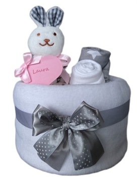 TORT Z PIELUCH PAMPERS 2 PREZENT CHRZEST WYPRAWKA