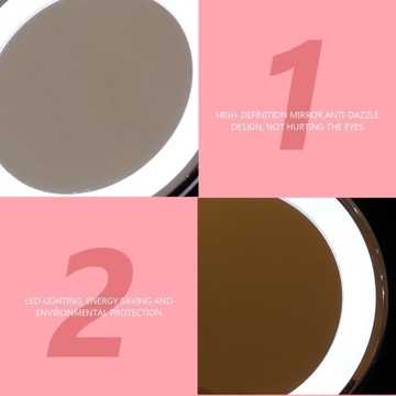 Увеличительное зеркало Зеркало с присоской 10 X