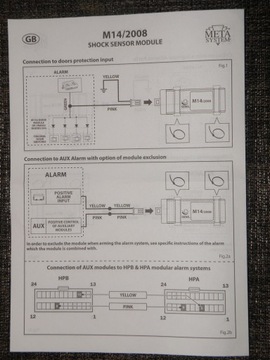 Метасистема датчика удара M14