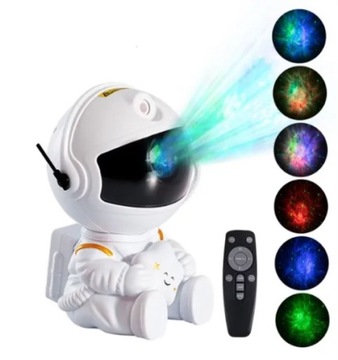 СВЕТОДИОДНЫЙ НОЧНИК ПРОЕКТОР ЗВЕЗД НЕБО ПРОЕКТОР КОСМОНАВТ ДЛЯ ДЕТЕЙ УДАЛЕННЫЙ
