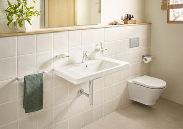 ROCA GAP Подвесной унитаз без оправы с плавно закрывающимся сиденьем, белый A34H47C000