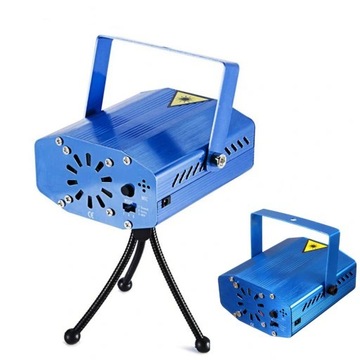 PROJEKTOR LASEROWY 3D LASER DISCO CZUJNIK DŹWIĘKU