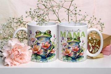 ПОДУШКА НА ДЕНЬ МАТЕРИ - НАБОР - ПОДАРОК ​​FROGGY FROG MOTHER