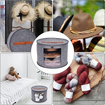 КРУГЛАЯ ШЛЯПНАЯ КОРОБКА, БОЛЬШОЙ КРУГЛЫЙ ЧЕМОДАН С РУЧКОЙ