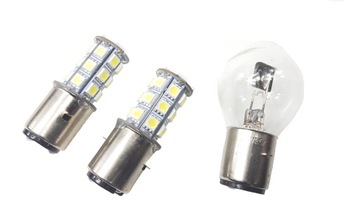 СВЕТОДИОДНАЯ ЛАМПА МОТОЦИКЛОВЫЙ МОТОР BA20D H6 S2 27 SMD 5050