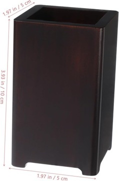 Удобный держатель для ручек из черного ореха Держатель для ручек большой емкости