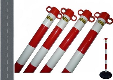 Łańcuch plastikowy 8mm 25 metrów żółto-czarny