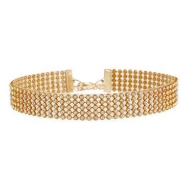 TOP Quality Cool Shiny Rhinestone Bundle Neck Popular Element Collar